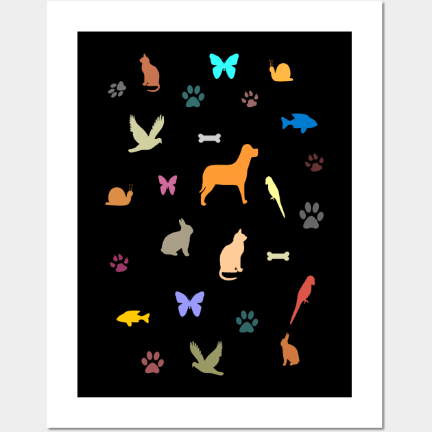 Funny Animal Lovers Art Work Wall Art by Vitalware